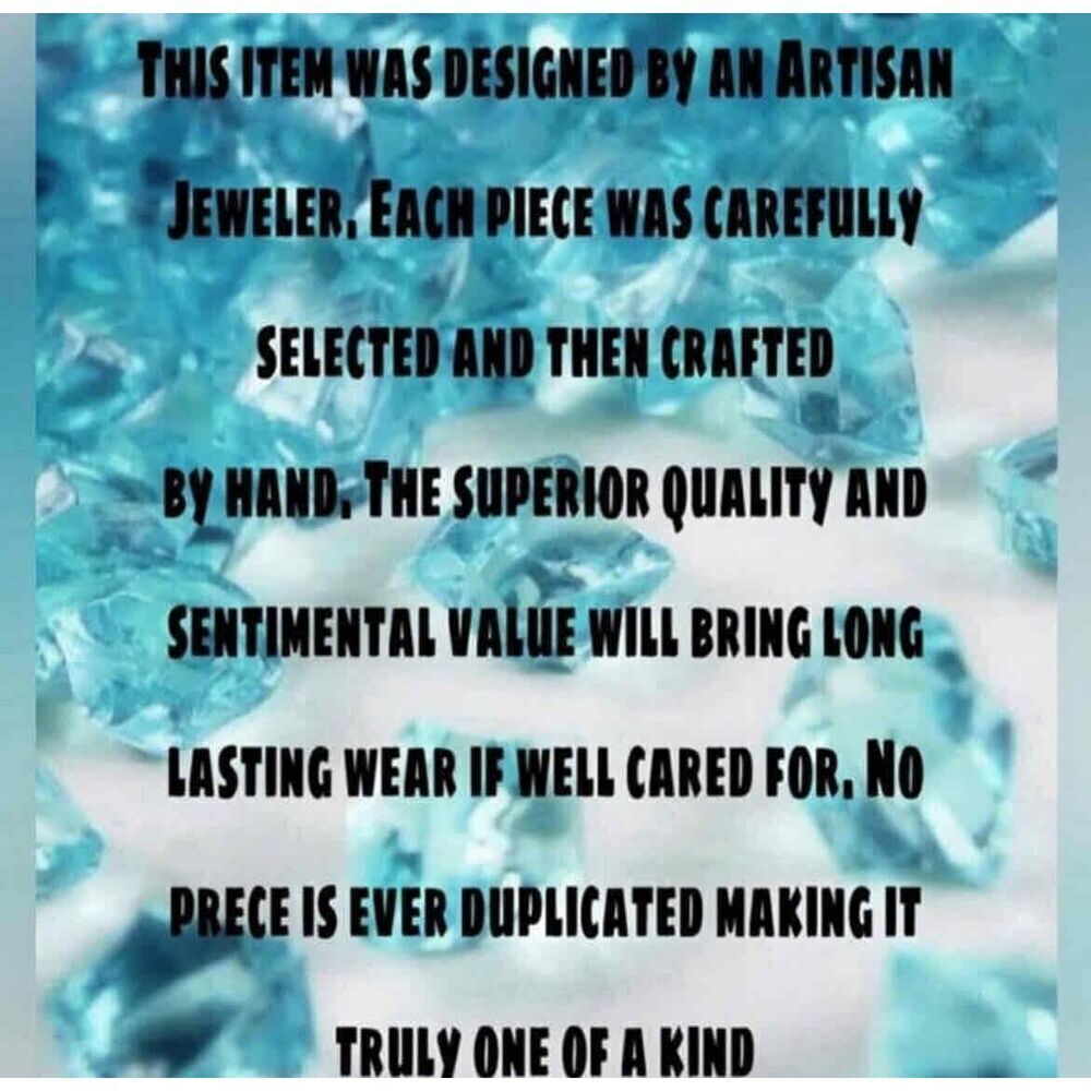 Elegant Blue Heart Pendant Necklace - Picture 11 of 11